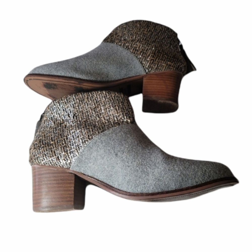 TOMS WOMENS LELIA GREY  BOOTIE